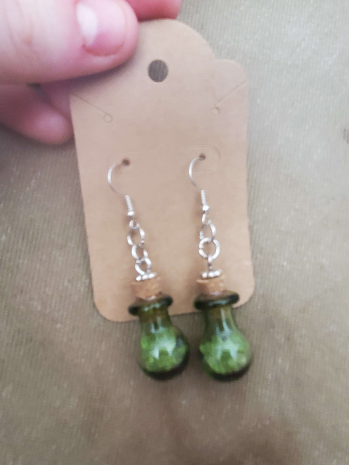 Small Bottle Earrings
