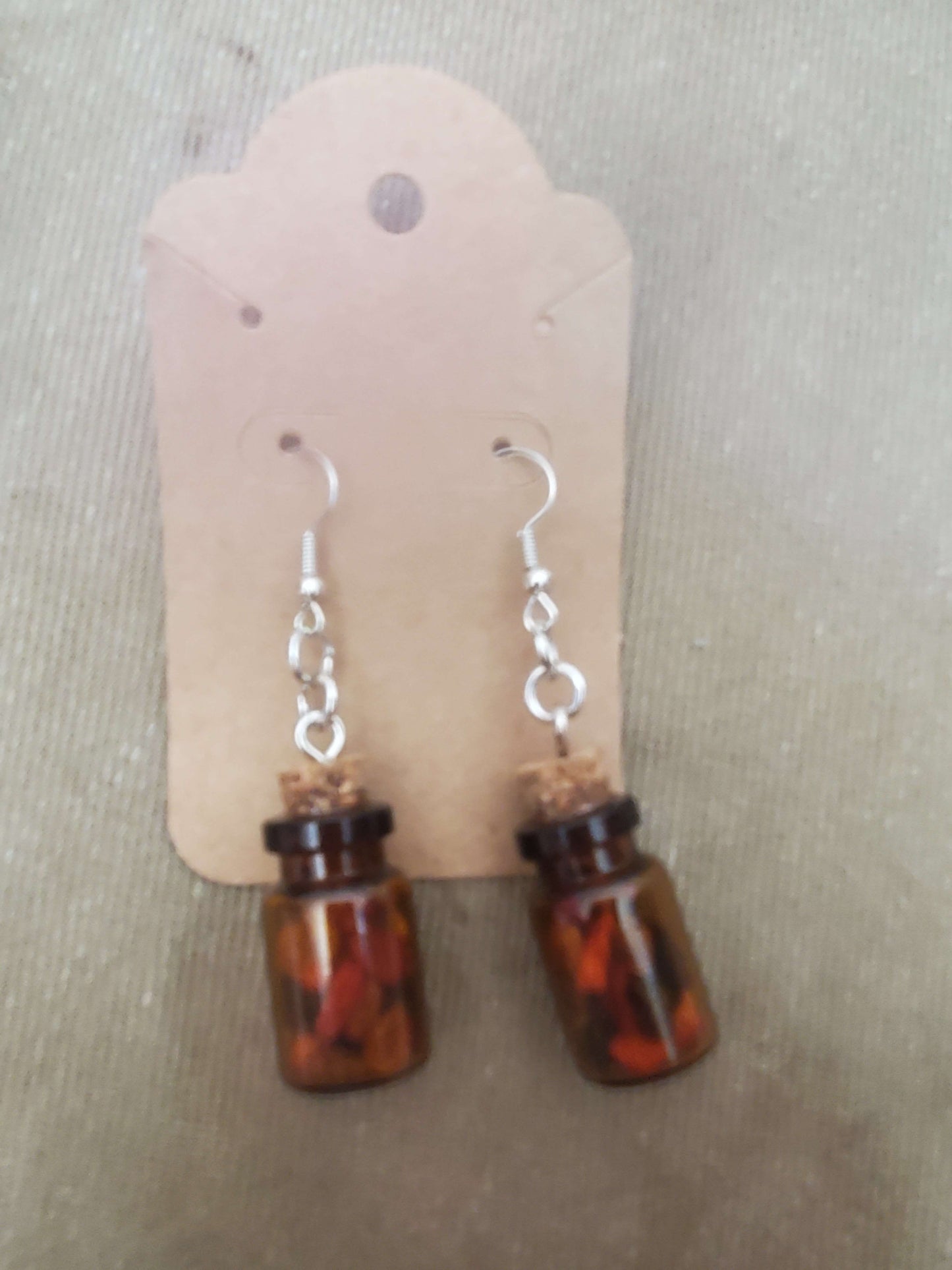 Small Bottle Earrings