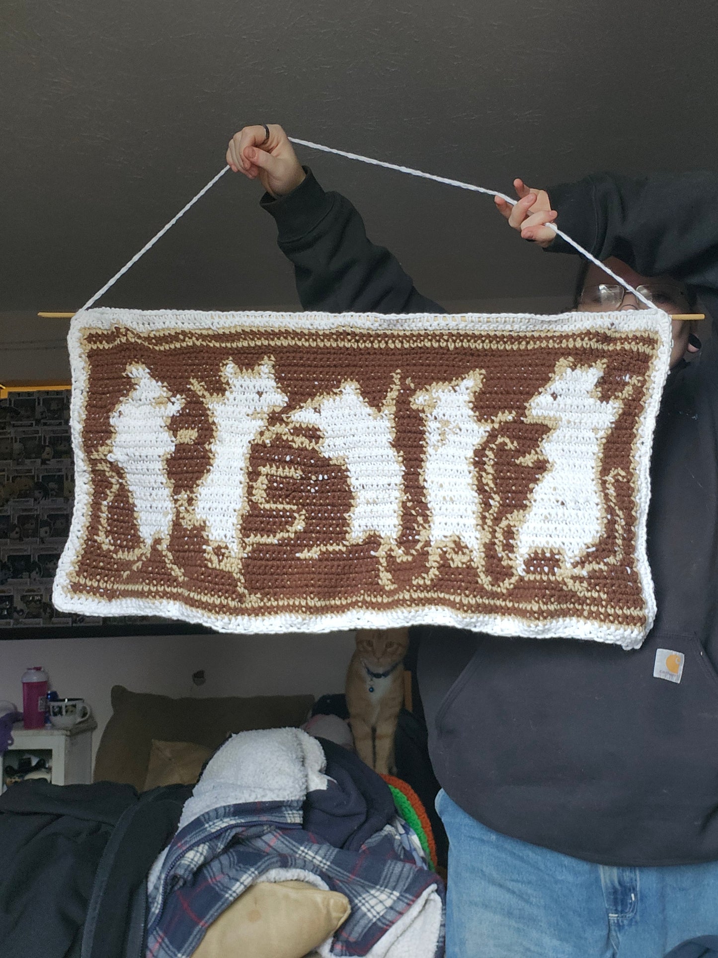 dancing mice tapestry