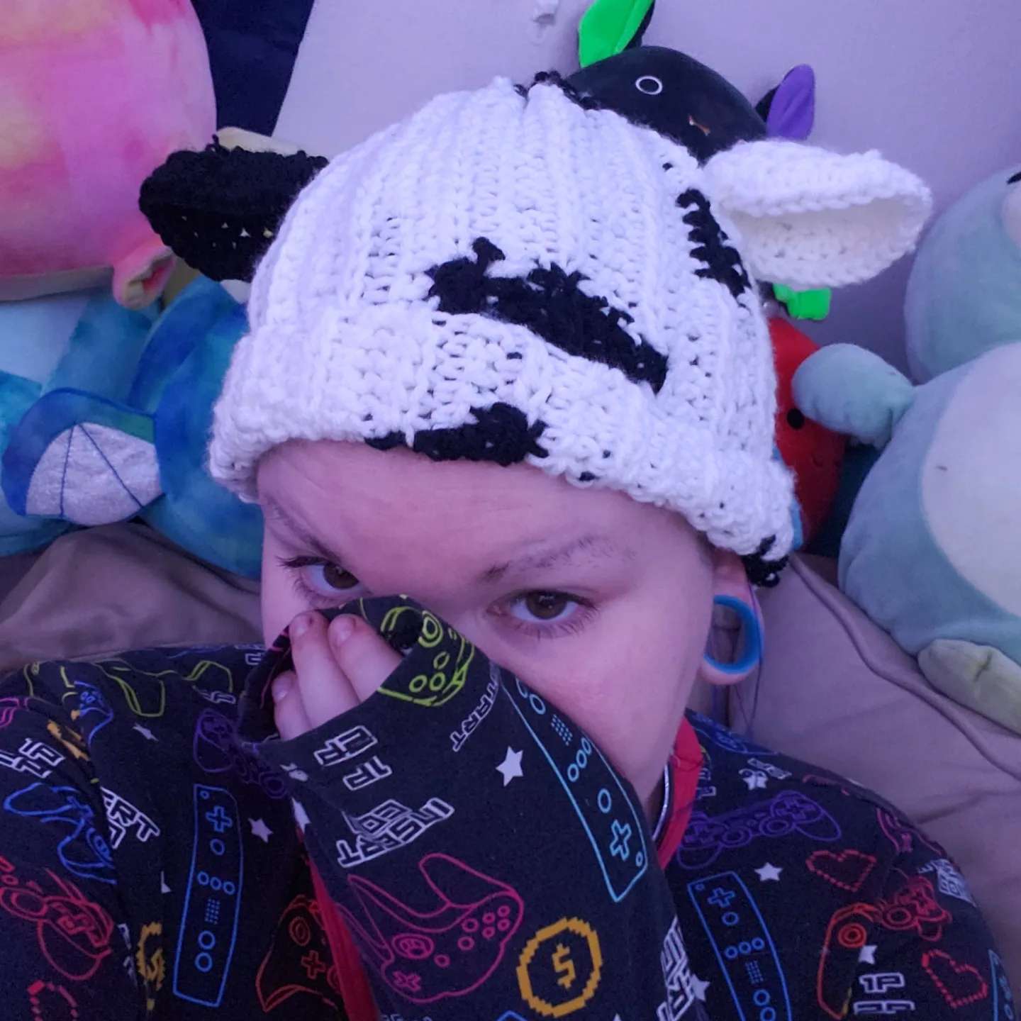 Cow beanie