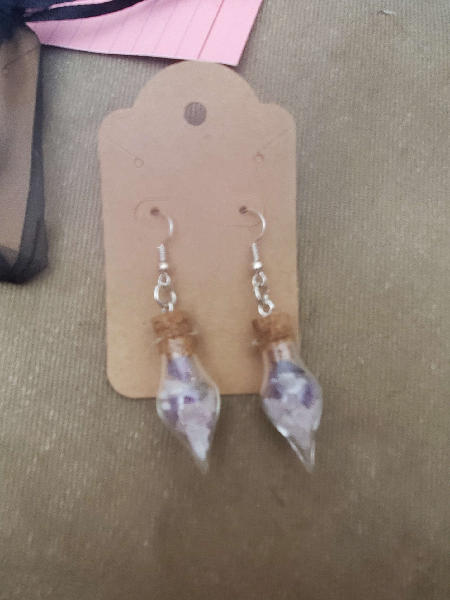 Small Bottle Earrings