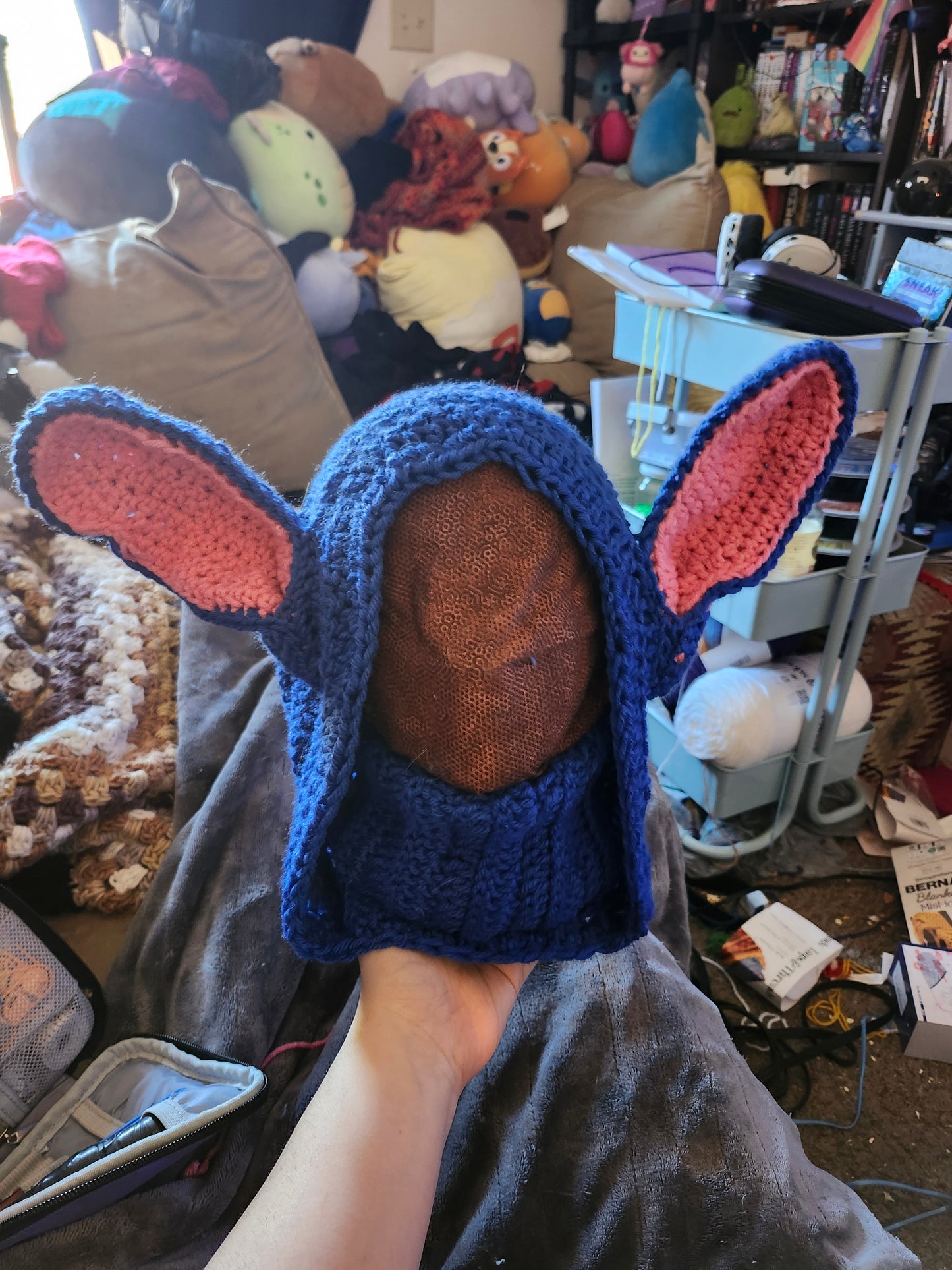 Blue Alien hood