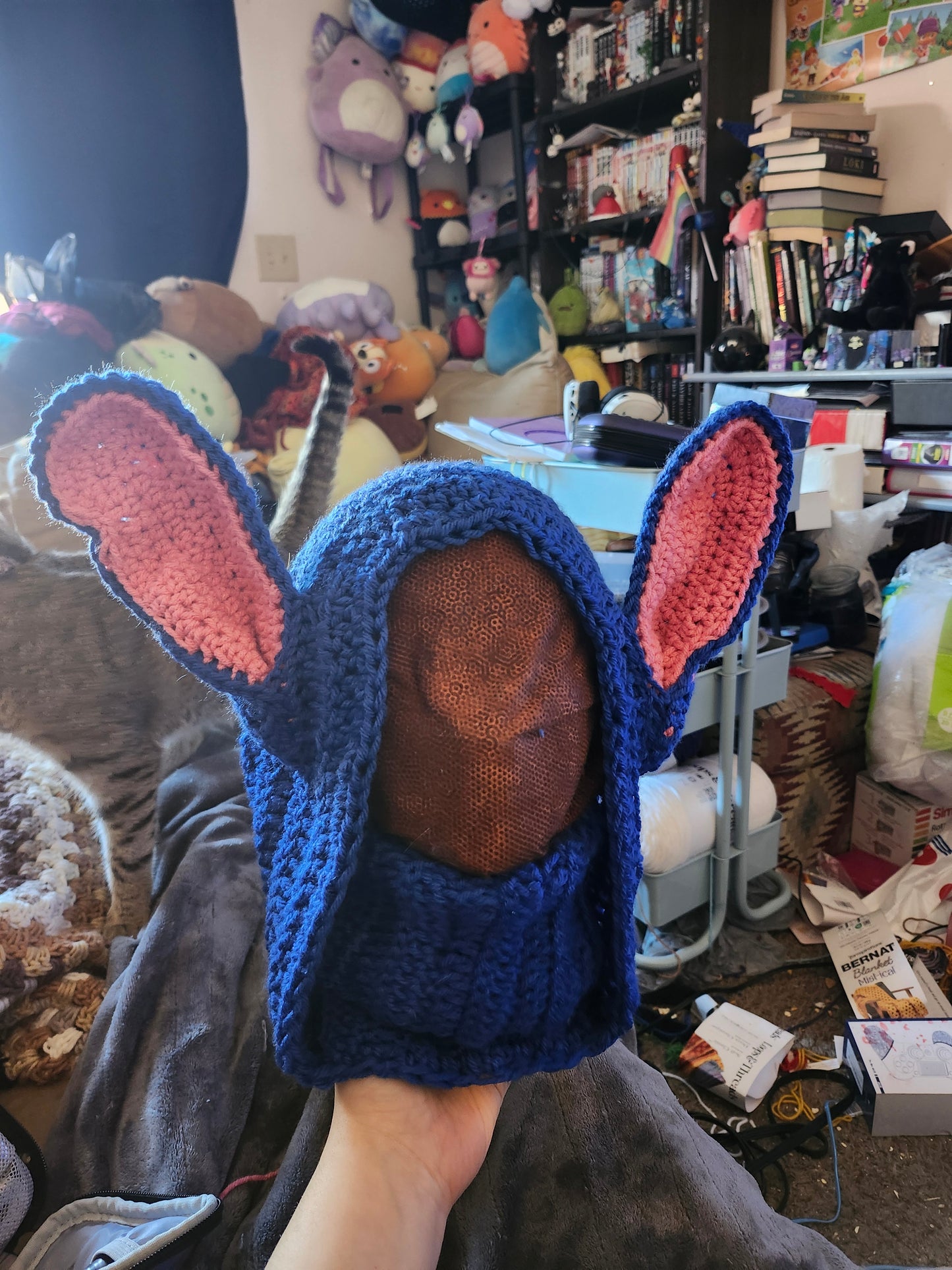 Blue Alien hood