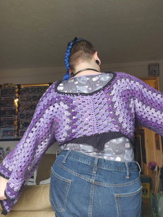 "bat" wing hexy cardigan