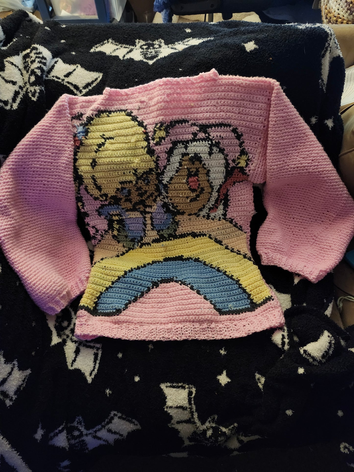 rainbow brite sweater